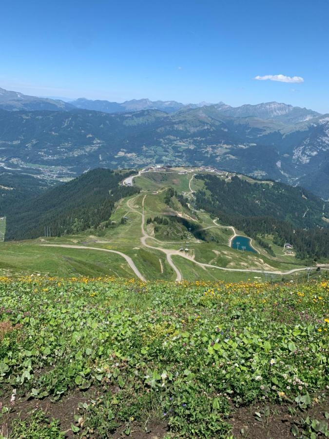 Ferienwohnung Le Repere Des Ecureuils Samoëns Exterior foto